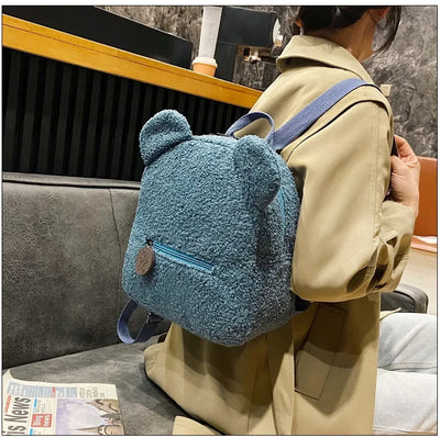 Small Backpack Kids Girls Casual Warm