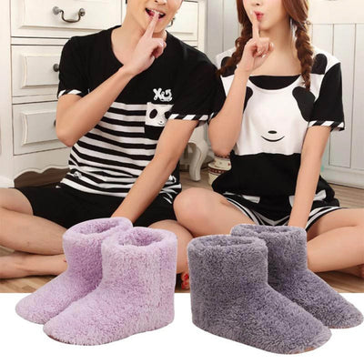 Electric Heating Shoes Women Men Washable USB Heated Shoes Rechargeable Foot Warmer for Cold Weather