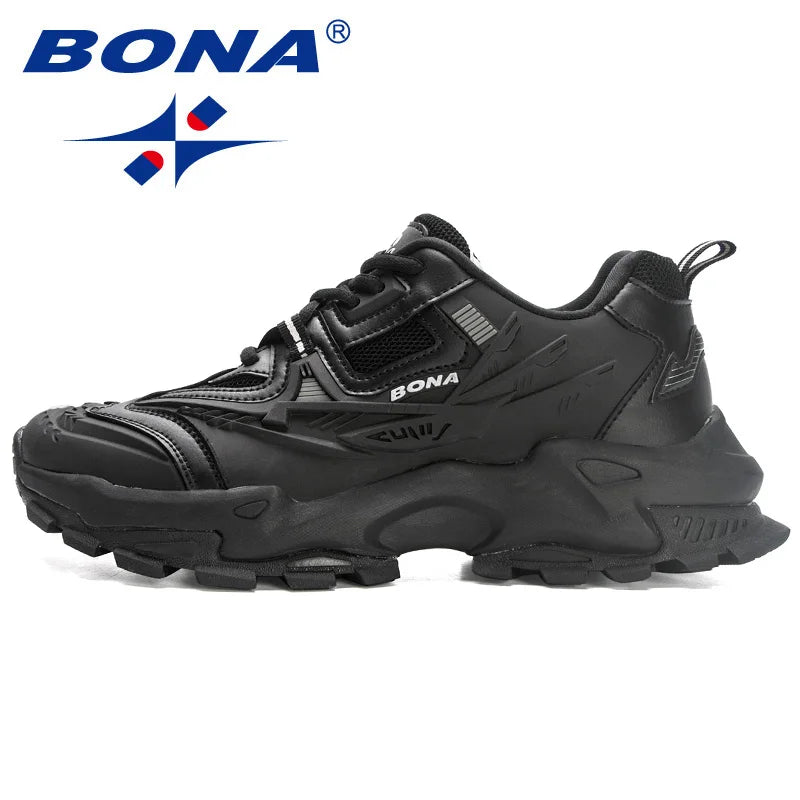 BONA 2023 New Designers Anti slip and wear-resistant Classics Running Shoes Athletic Sport Shoes Men Outdoor Sneakers Lightweigh