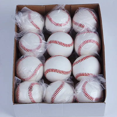 HQ Cowhide Baseball No. 9 inch cork inner Hardball Training Handmade Balls Fitness Products White Baseballs sports Men Practice