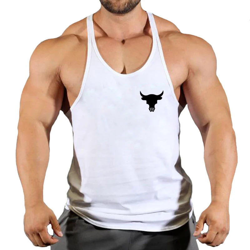 Fitness Man Gym Clothing Bodybuilding Shirt Men Men's Vest Sleeveless Sweatshirt Stringer T-shirts Suspenders Man Top Singlet