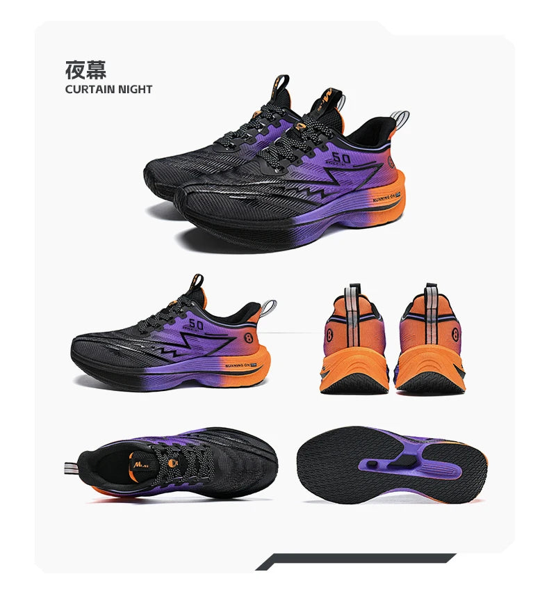 CarbonPlate Marathon Shoes Men Casual Sneakers Comfy Lightweight Athletic Sport Running Shoes For Male Outdoor TenisGym Footwear