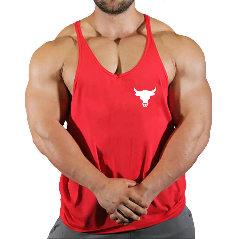Fitness Man Gym Clothing Bodybuilding Shirt Men Men's Vest Sleeveless Sweatshirt Stringer T-shirts Suspenders Man Top Singlet