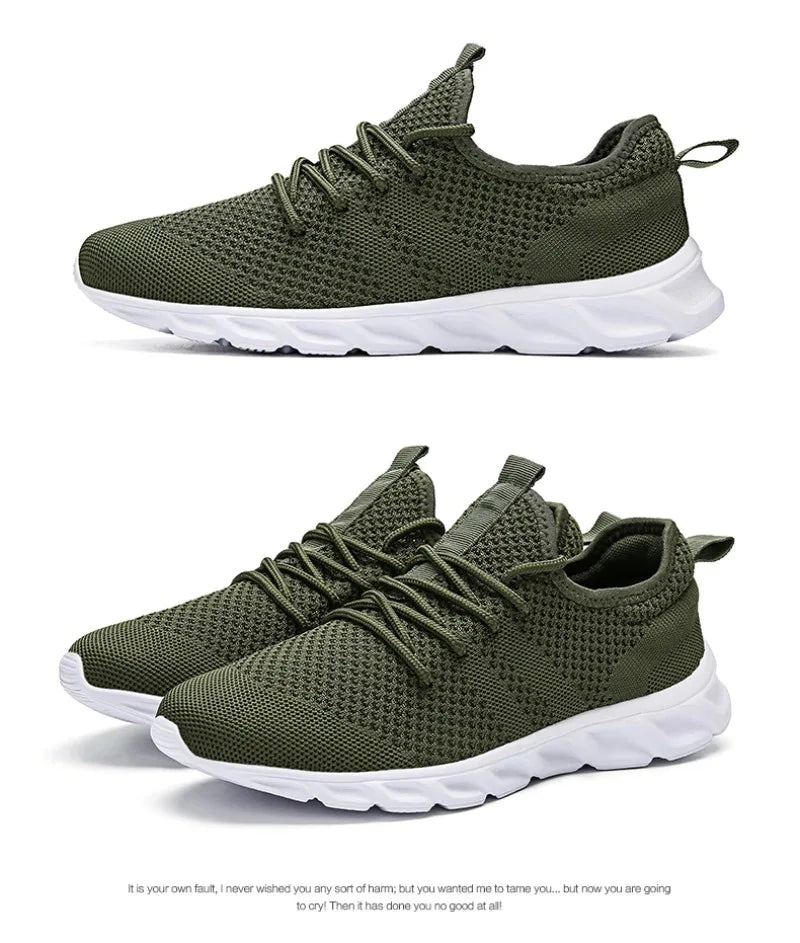 Men Casual Sports Shoes Air Mesh Lightweight Sneakers Anti-slip and wear-resistant Flat Walking Shoe Athletic Jogging Size 36