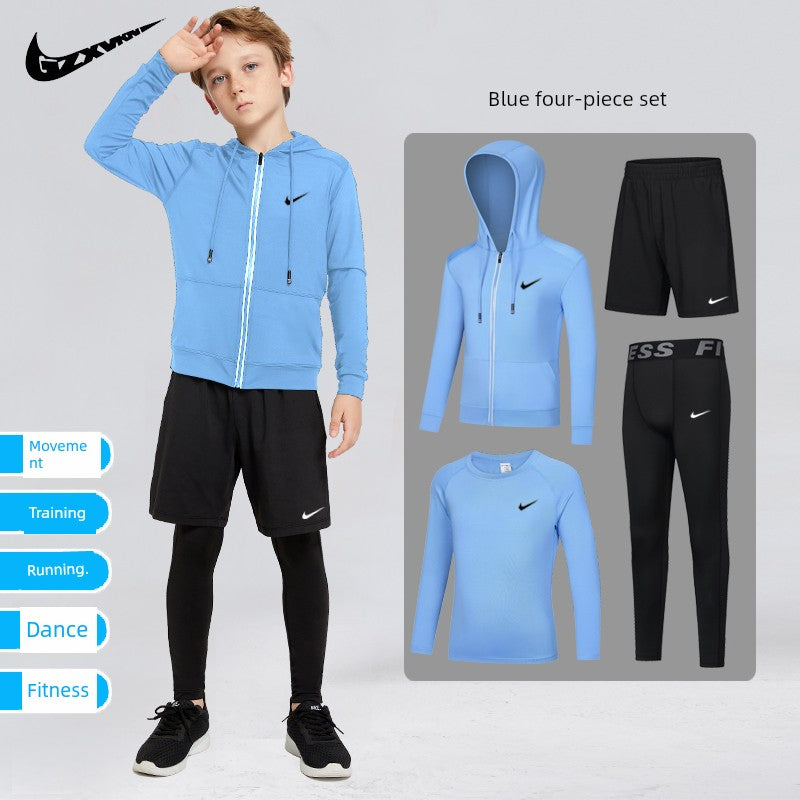 Training Wear Youth Basketball Running Workout Exercise Outfit